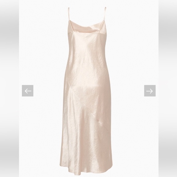 Aritzia Babaton Model Satin Pink Satin Slip Dress - Picture 8 of 14